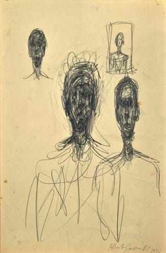 Drawing by Alberto Giacometti