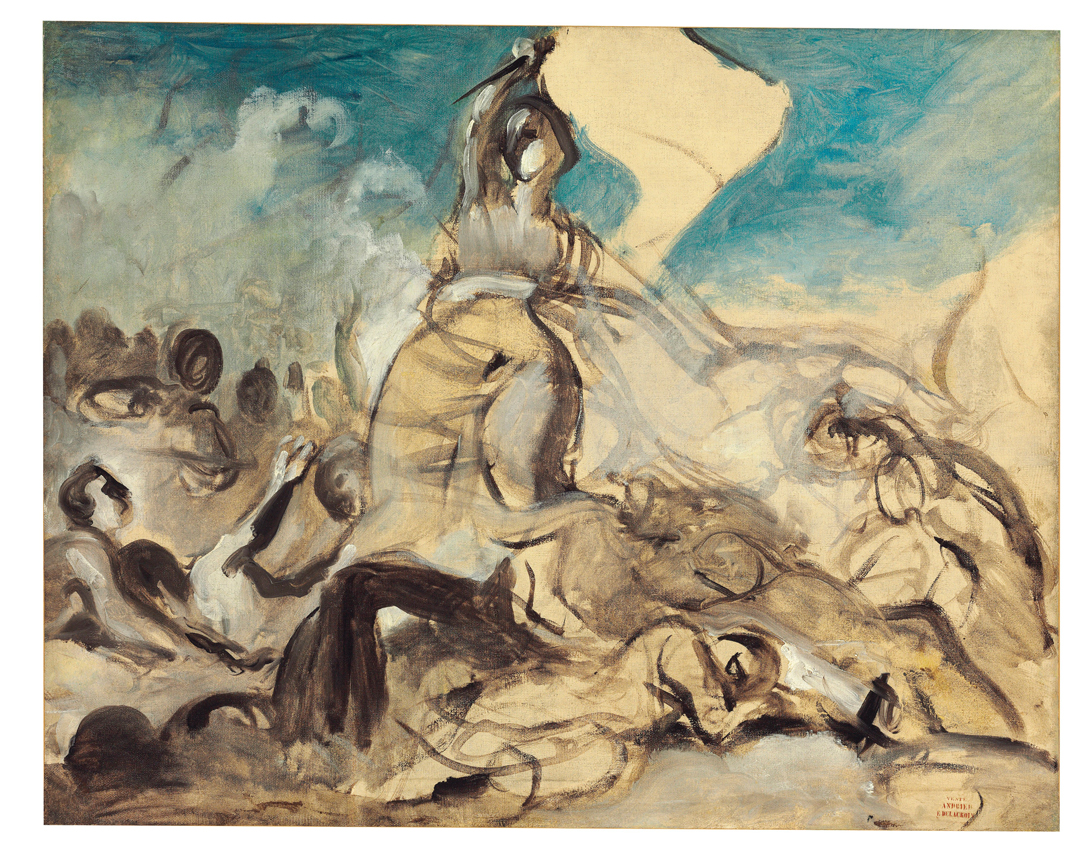 Eugène Delacroix sketch.