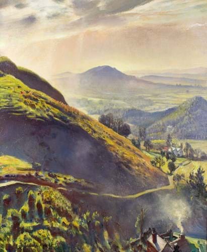 View from the Malvern Hills by Laura Knight 
