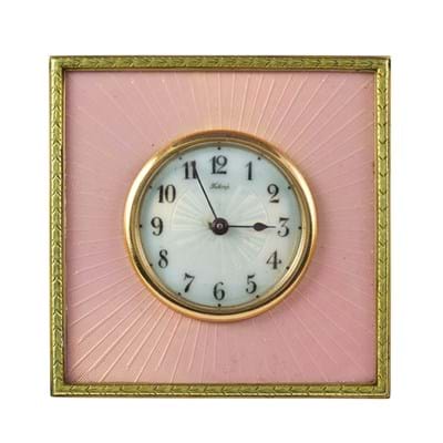Faberge desk clock