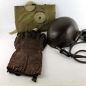 Pilot's helmet and other military items
