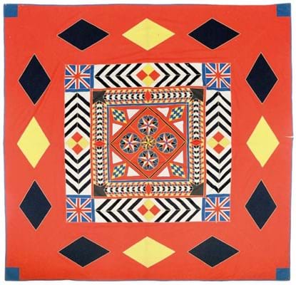 Late 19th century military quilt