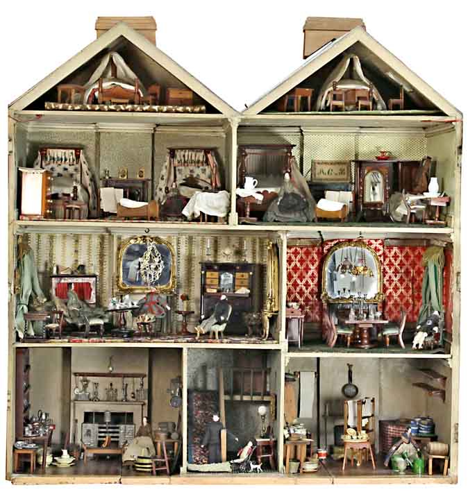 antique dolls house