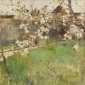Plum Tree in Blossom by Bruno Liljefors