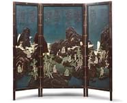 Richly decorated Chinese screen emerges at Paris auction 