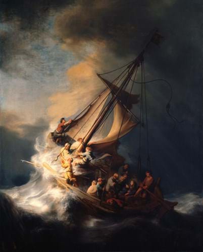 Rembrandt van Rijn's 'Christ in the Storm on the Sea of Galilee' 