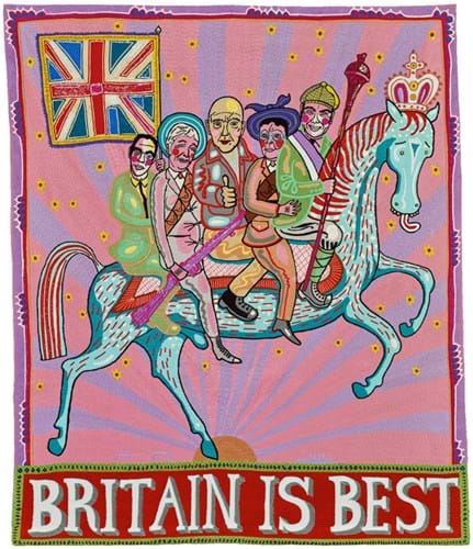 Grayson Perry embroidery