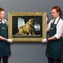 Il Guercino dog portrait at  Cheffins auction