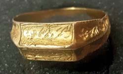 Gold ring found near minster sells at Hansons