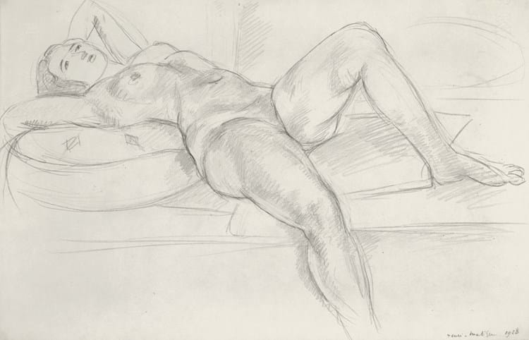 Henri Matisse, Nu, pencil on paper, 1928 (est. 60,000-80,000).jpg