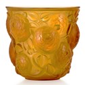 Lalique glass Oran vase