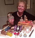 On the scent of antique perfume bottle Mother's Day gifts at IACF Shepton Mallett