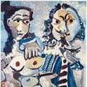 ‘Mousquetaire et nu assis’ by Pablo Picasso