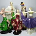 Goldscheider glazed figures