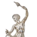 silvered bronze sculpture