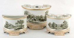 Pinxton porcelain bough pots take £7000 at Chorley's auction