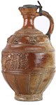 Bidding for a rare Belgian as Raeren salt-glazed jug takes £5000