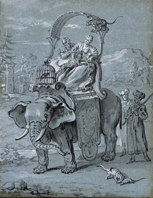 Jean-Baptiste Oudry drawing