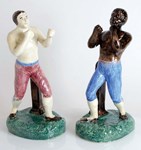 Rare models of bare-knuckle boxers sourced by Staffordshire specialists