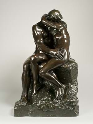 Auguste Rodin’s bronze Le Baiser (The Kiss) 