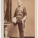 An important military man with campaign medals on his chest and order of the garter.jpg