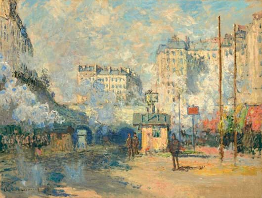 Claude Monet’s ‘Extérieur de la gare Saint-Lazare, effet de soleil’