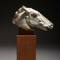 Ancient Greek carved ivory horse’s head