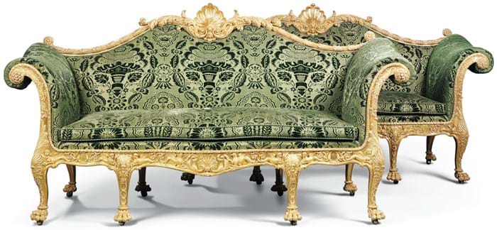 ‘Dundas sofas’ by of Thomas Chippendale