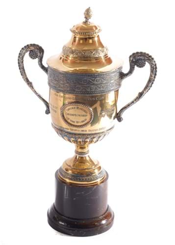 Boris Becker reproduction of the Challenge Cup