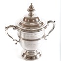 replica of the US Open trophy