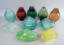 Vintage Falconnier glass bricks offered at Ivoire Troyes