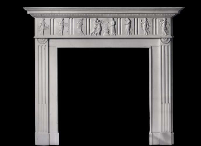 marble chimneypiece auction
