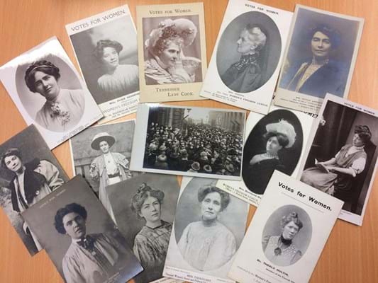 Postcards of suffragettes 2 - credit Hansons (2).jpg