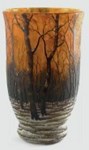 Daum winter vase in summer
