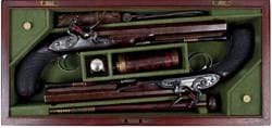 Manton duelling pistols on target in Abingdon auction