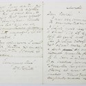 Dante Gabriel Rossetti letter