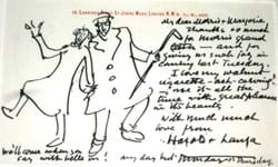 Note shows light-hearted Laura Knight
