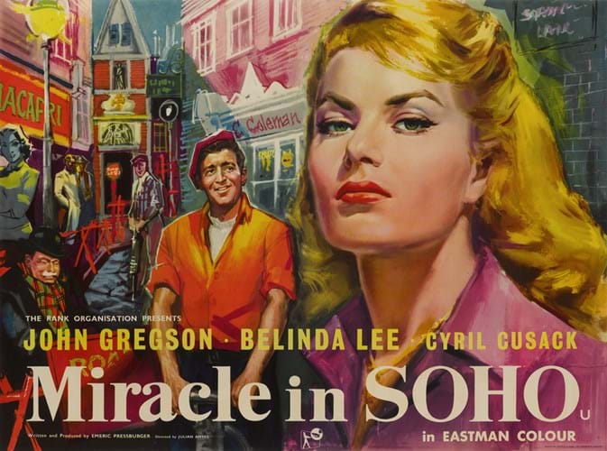 Miracle in Soho poster by Renato Fratini