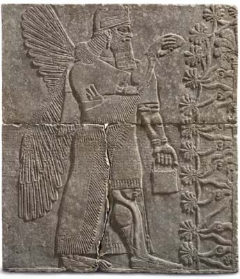 Assyrian relief at Christie's 