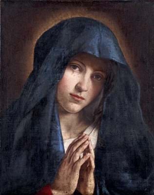 Virgin at prayer