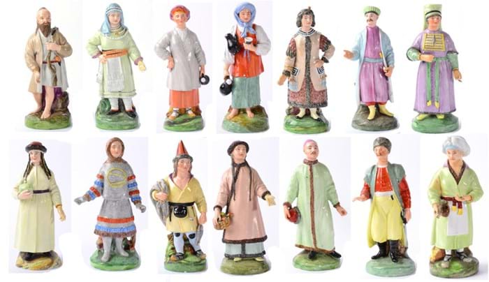 Russian porcelain figures