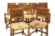 Mouseman oak chairs 