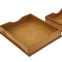 Mouseman oak paper trays