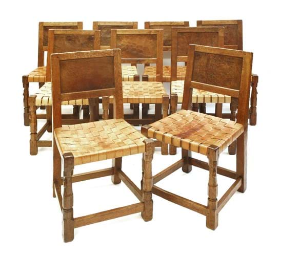 Mouseman chairs Horlicks collection
