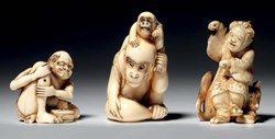De Waal netsuke at auction – minus hare with amber eyes