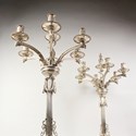 Victorian silver candelabra