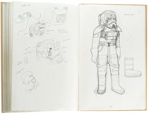 John Mollo’s personal sketchbooks for ‘The Empire Strikes Back’