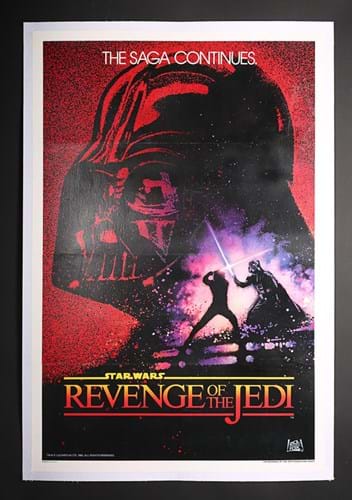 Poster for ‘Revenge of The Jedi’