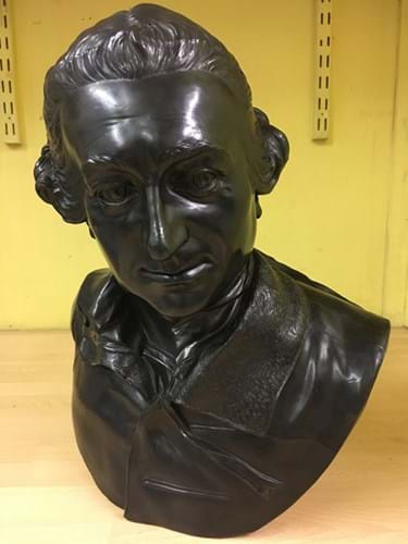A bust of David Garrick