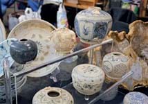 Salvaged shipwreck items create a niche dealing field at Ally Pally